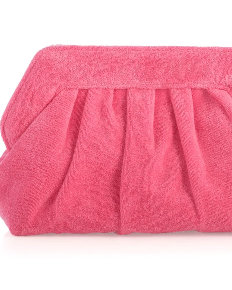 Front of a size One-size Luna Clutch in Pink by Shiraleah. | dia_product_style_image_id:270622
